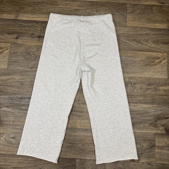 Frank & Eileen Catherine Favorite Sweatpants Size Medium Gray Crop Raw Hem - Picture 11 of 14